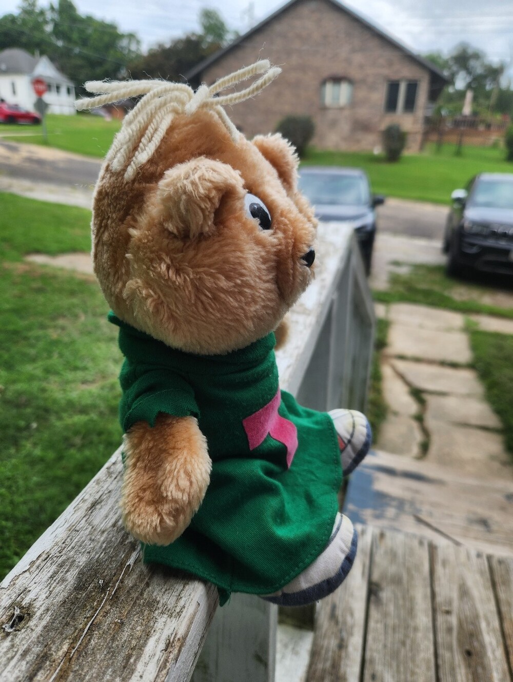 Theodore Chipmunk Vintage plush doll from Alvin and the Chipmunks - Picture 4 of 12